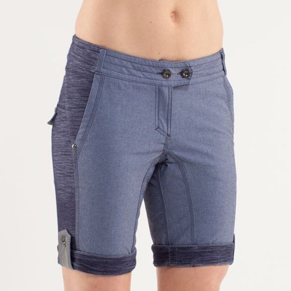 lululemon athletica Pants - Lululemon Ride On Short Deep Indigo
